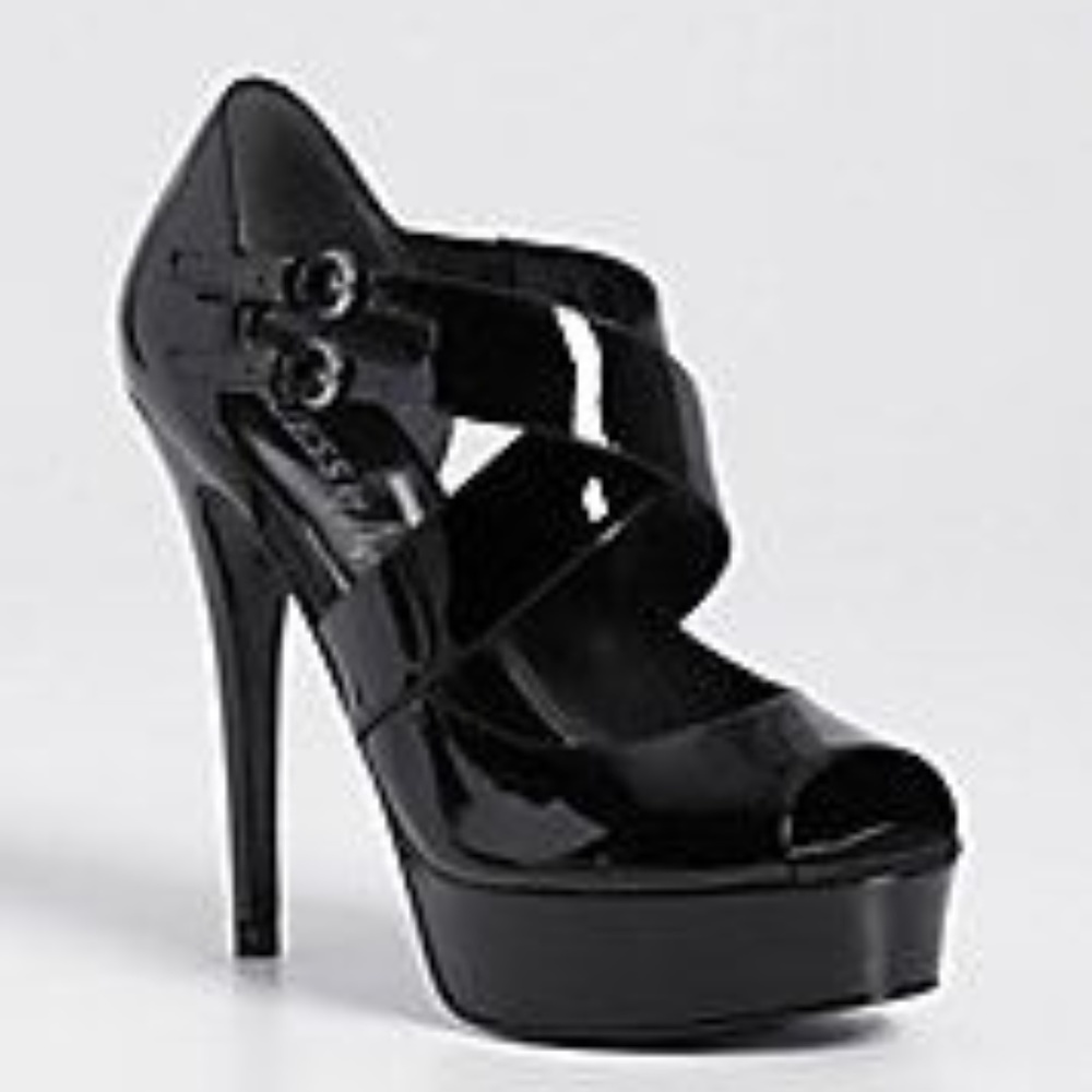 NEW GUESS BY MARCIANO BLACK MAVA SHOES SZ 9.5